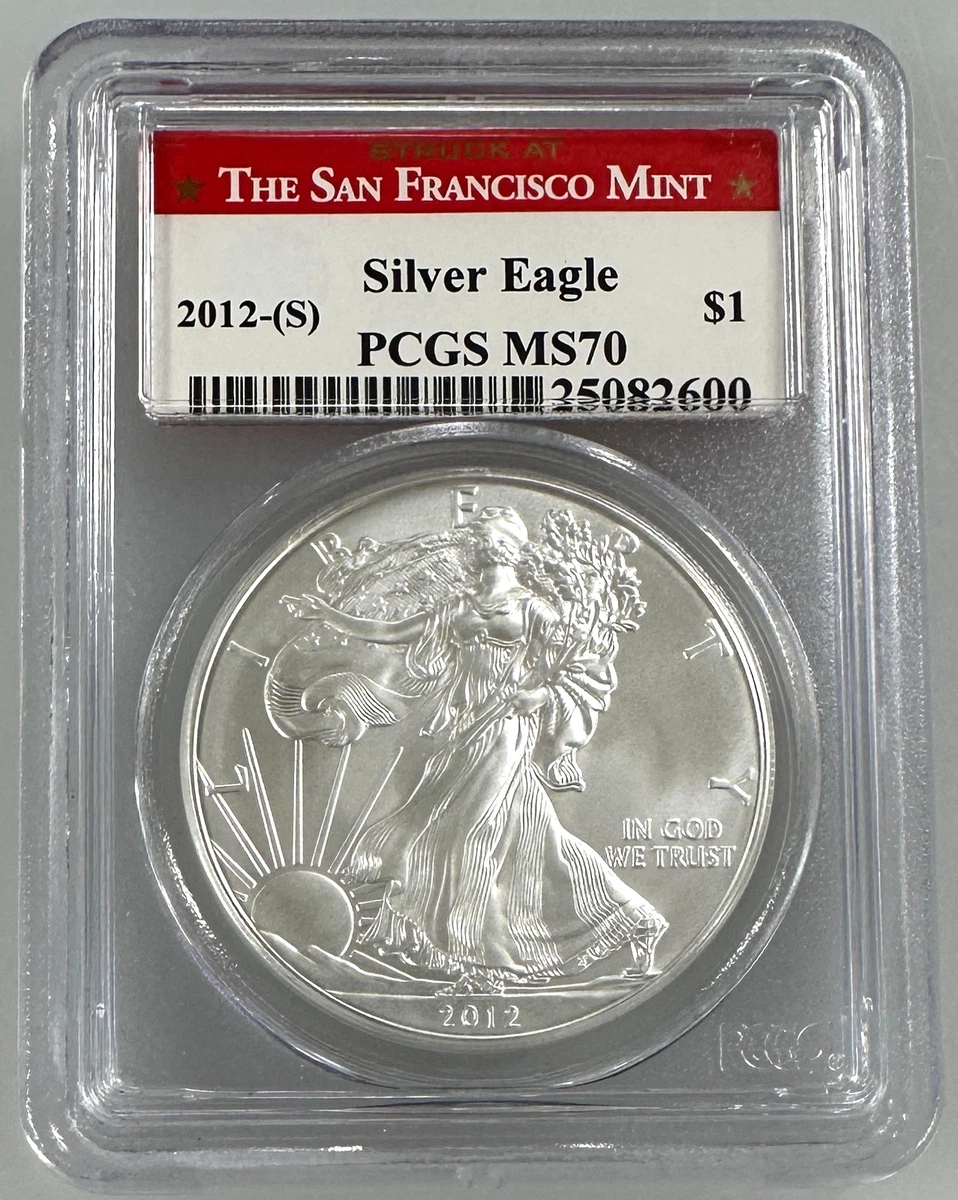 American Eagle MS 70 Graded 2012 Silver Bullion Coins for sale | eBay