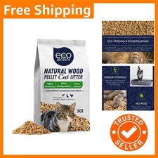 15kg Dust-Free Wooden Cat Litter Pellets - Eco-Friendly 30L Non-Clumping Formula 1.40 per kilo