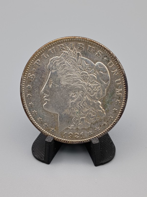 1921 Morgan Silver Dollar $1 San Francisco Mint Business Strike 90% Silver