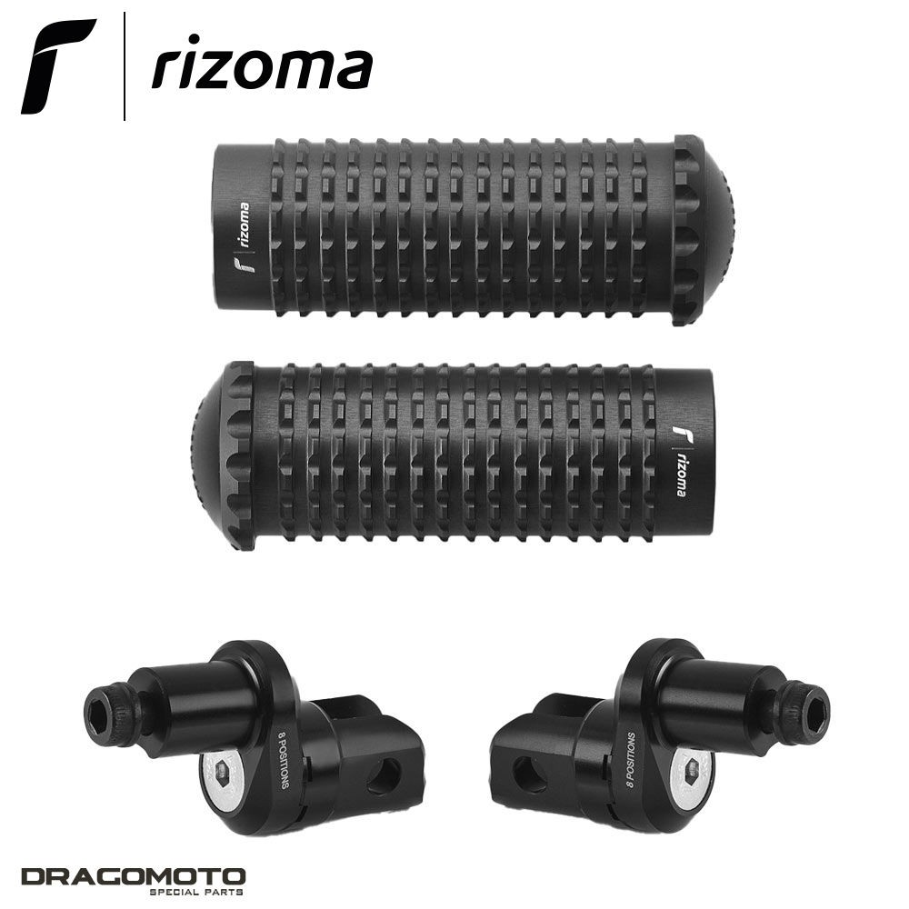 Pegs RIZOMA PE631B Anti-Vibration pour Éliminer le Glissement sur Ninja 1000