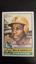 /76 Red Ink 2025 Topps Heritage - Autograph - Willie Randolph - Pirates 54/76