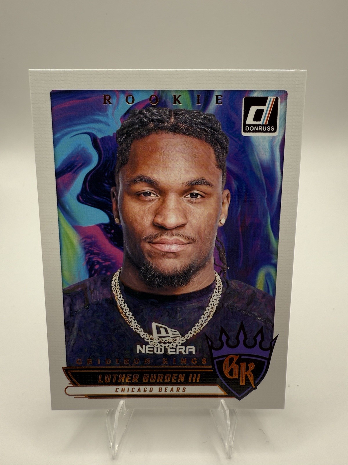 2025 Panini Donruss Luther Burden Gridiron Kings Rookie (RC) Chicago Bears