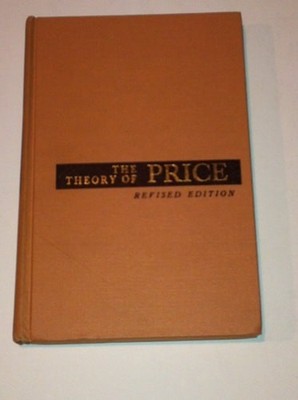 The Theory of Price, Stigler, George J., Good Book
