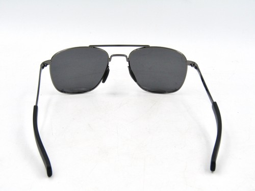 Sungait A285 eckige polarisierte Pilotensonnenbrille, metallisch/grau 54 mm #AT69a - Bild 3 von 7