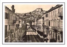#553 Print 29.6 CM. x 20.9 Cm. Canelli - Corso della Libertà e Castello