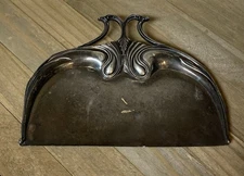 Antique Wilcox Quadruple Plate Crumb Tray Art Nouveau Silverplate Silent Butler