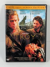 Troy 2004 2-Disc Full-Screen Edition DVD Brad Pitt Free Shipping
