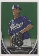 2013 Bowman Platinum Prospects Chrome Green Refractor /399 Joe Ross #BPCP82 q4j