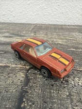 Vintage Yatming Ford Mustang Turbo Cobra Brown No. 1067 Diecast Toy Car