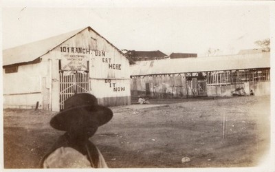 1920s Snapshot Photo of  101 Ranch Wild West Show Restaurant Sandwiches Eatery