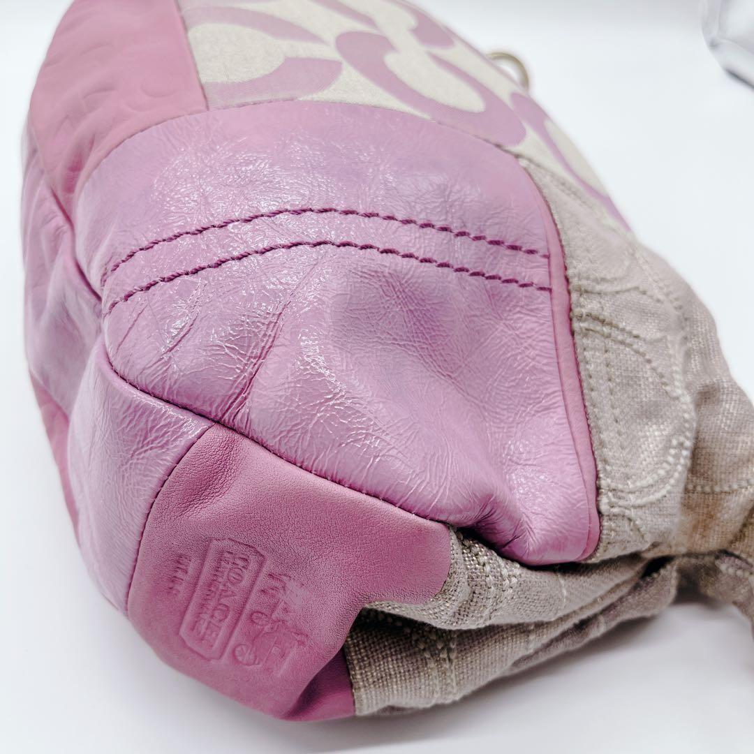 Shoulder Bag COACH Patchwork One Shoulder Handbag… - image 6