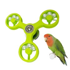 Bird Toys Interactive Rotating Bird Cage Accessories Parrot Toys Spinner Wheel