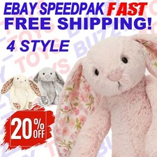 Jelly Cat Blossom Blush Bunny  Cherry  Medium 31cm Plush Toy NWT w/ Dust Bag