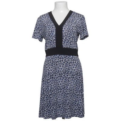 Michael Kors, Kleid, Größe: S, Blau/Schwarz/Weiß, Leopard, Damen #VYp