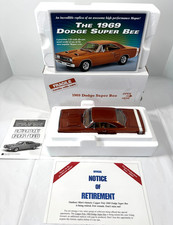 Danbury Mint 1969 Dodge Super Bee Coupe Copper 124 Danbury Mint 1969 Dodge Super Bee Coupe Copper 124