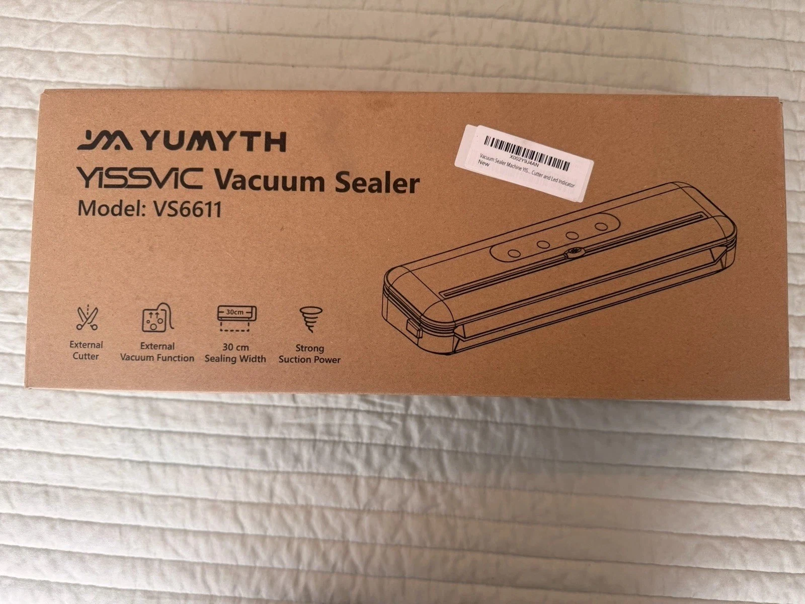 YUMYTH YSSVC Vacuum Sealer VS6611 Food Saver w/ Cutter Strong Suction New