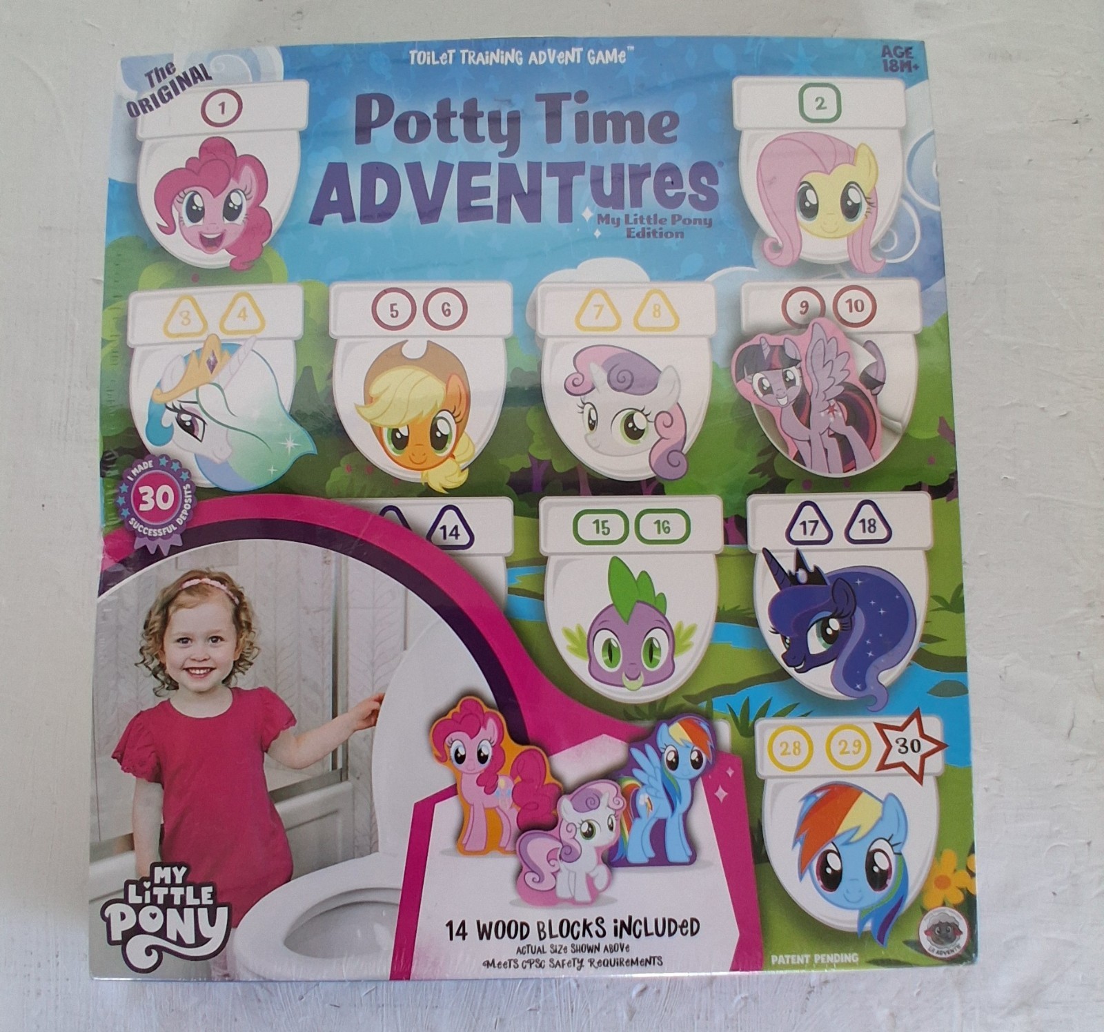 NEW Potty Time Adventures - Toliet Training Advent Game My Little Pony Edition 