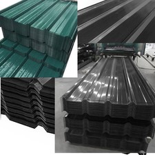 12x Metal Roof Sheets Corrugated Garage Shed Galvanized Carport Roofing Cladding