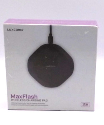 Luxcoms - MaxFlash wireless Charging Pad, 15W,**BRAND NEW IN BOX