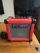 Roland Micro Cube GX Guitar Amp Amplifier Practice Combo with COSM Effects - Red