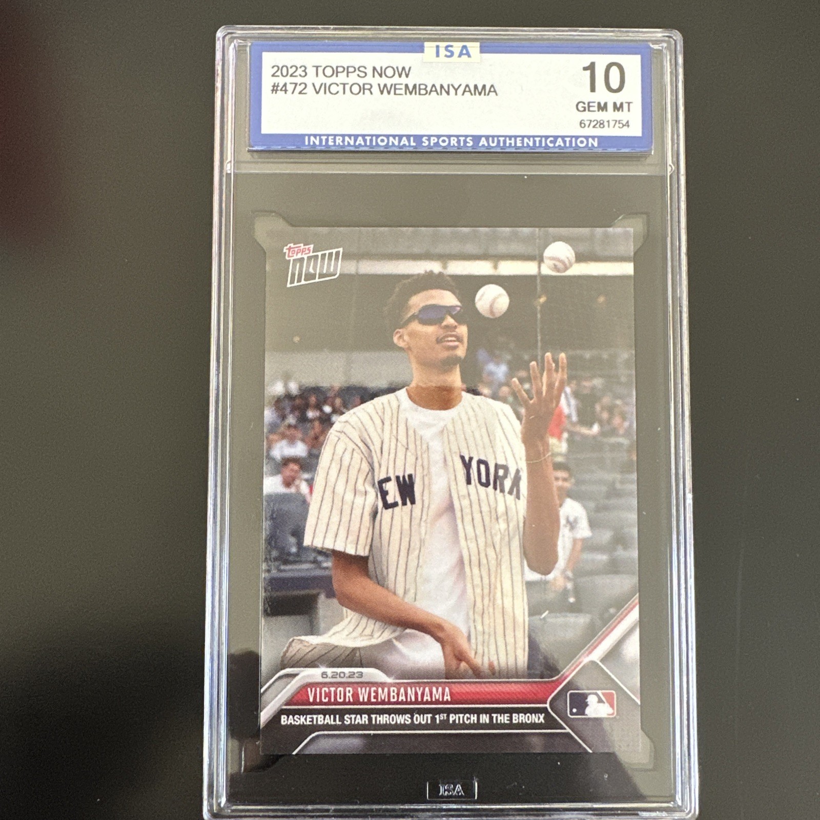 2023 Topps Now - Victor Wembanyama #472 /48654 (RC)