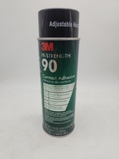 Hi-Strength 90 Spray Adhesive, 17.6 oz, Aerosol Can, Clear, Contains