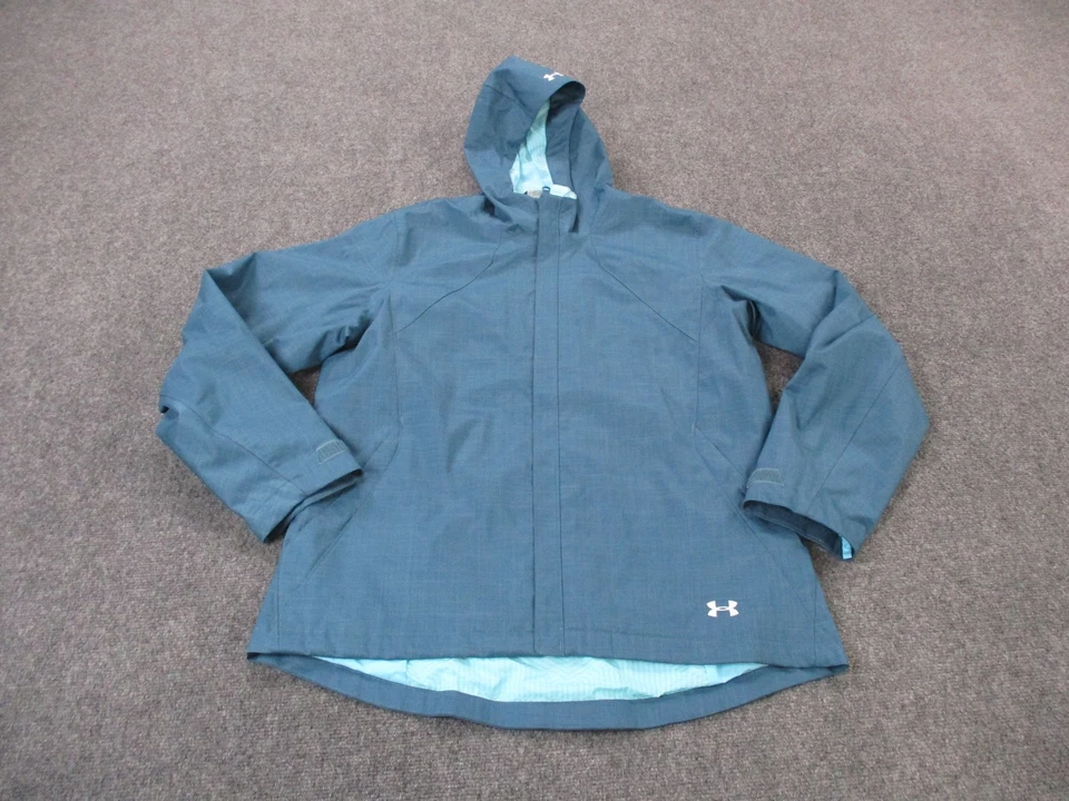 Chaqueta Under Armour Hombres XL Ajustada Tormenta Senderismo Activo Exterior Pista Coldgear Foto 2 de 4