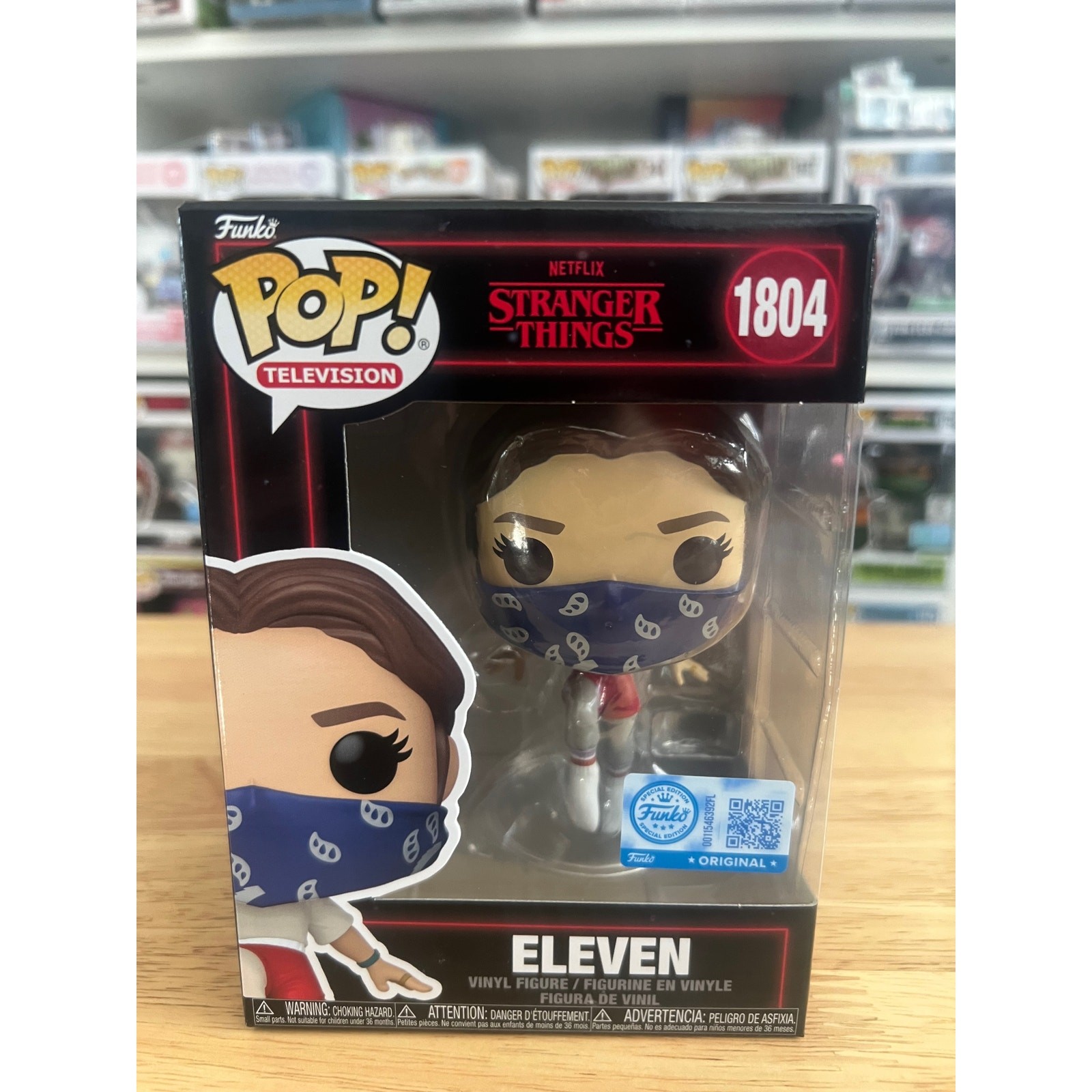 IN HAND EXC Eleven w/ Bandana Floating Stranger Things Season 5 Funko Pop #1804