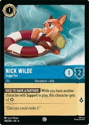 Nick Wilde - Soggy Fox 148/204 Azurite Sea Common