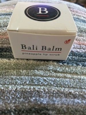 NIB BALI BALM PINEAPPLE LIP SCRUB FULL SIZE 15 ML !!
