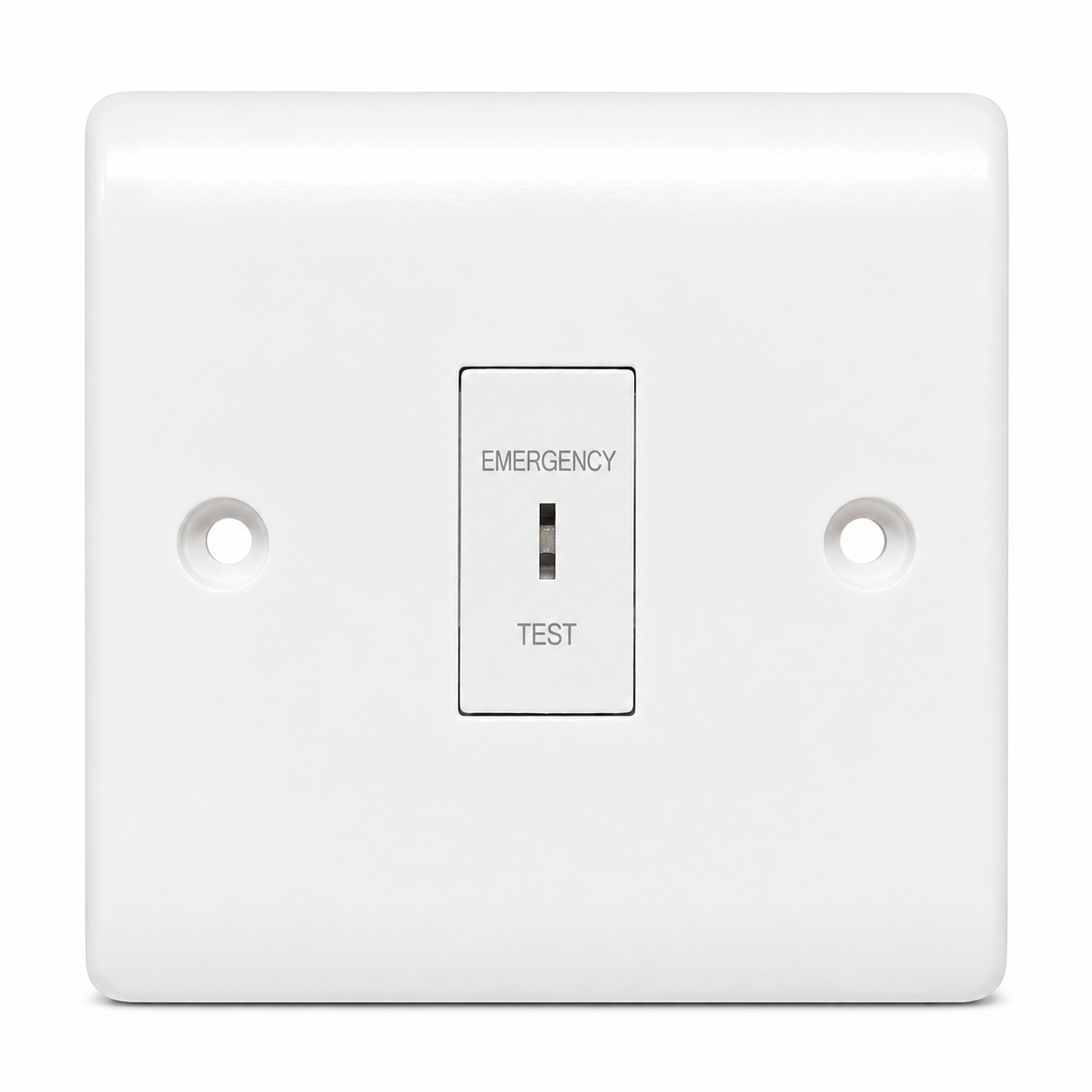 CMA 110 Gang 10AX DP Key Plate Switch Click Mode with Emergency Test