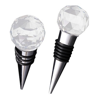 2 Pcs Flaschenverschluss Weinflasche Für Bar Die Party Kristall Weinverschlüsse