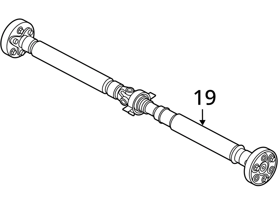 (LOCAL PICKUP ONLY) Rear Drive Shaft Gasoline AWD Fits 16 BMW 535i 2978819 Foto 4 de 4