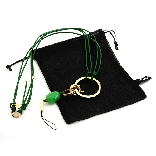 DYRBERG/KERN de DINAMARCA! ! Colección CESSE Chapado en Oro Base Metal y Cuero Foto 3 de 3