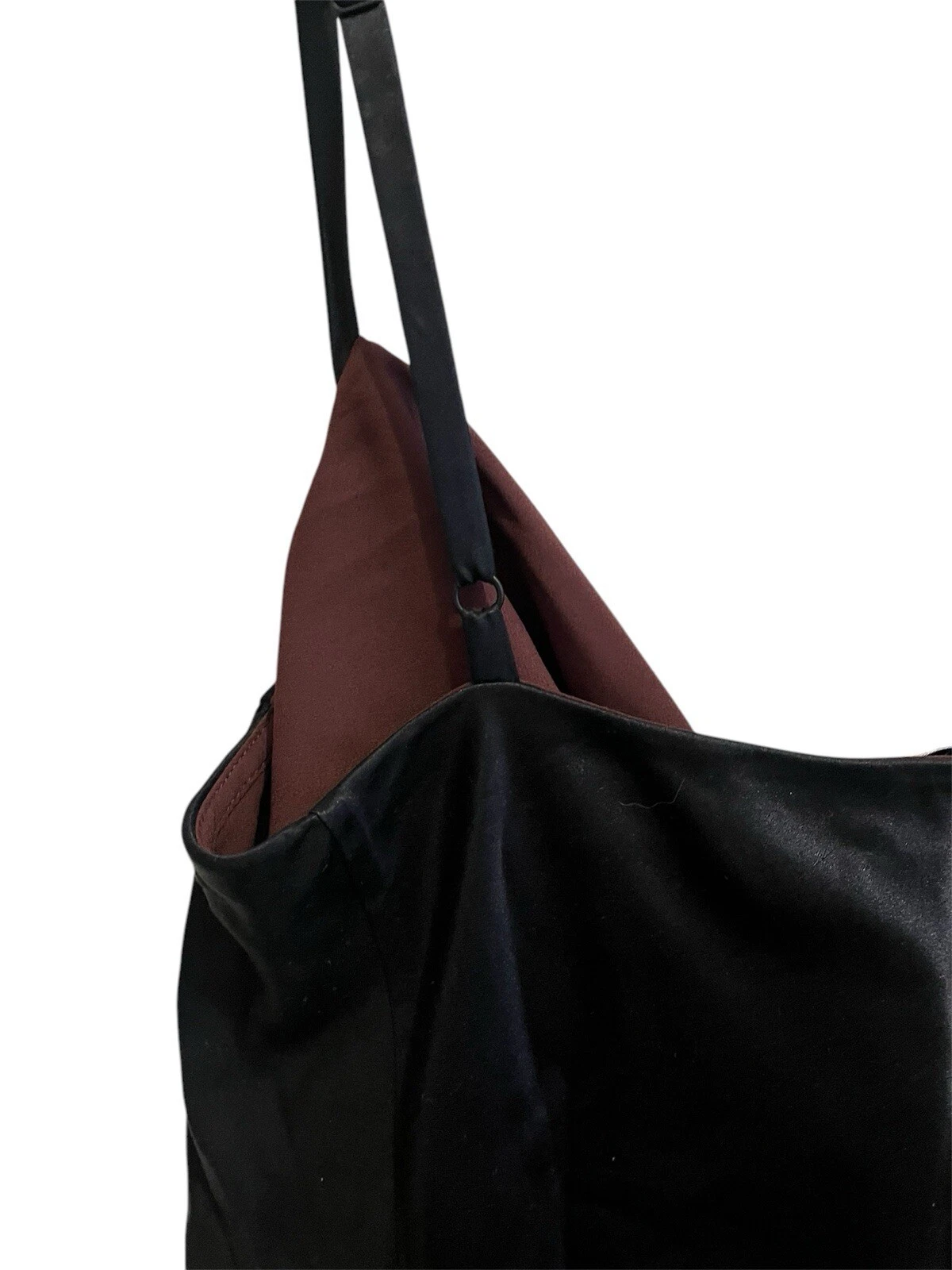 Mini abito doppio strato in raso Acne Studios Taglia S