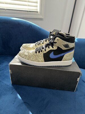 Size 10.5 - Jordan 1 Zoom Comfort Gold Laser 2021