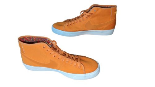 Nike SB Blazer Court Mid PRM Light Curry/Mens Size 10.5 DH7479 700 NWOB