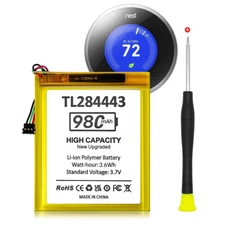 F Nest Learning Thermostat 3rd Generation T3007ES T3008US A0013 TL284443 Battery