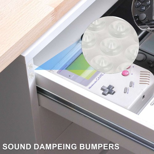 Adhesive Rubber Feet Bumper Stops w/Nip Door Cupboard Drawer Cabinet Kitchen New - Picture 10 of 12