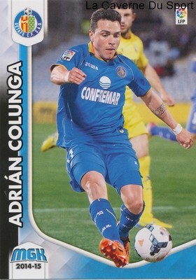 197 ADRIAN COLUNGA ESPANA GETAFE CF BRIGTHON CARD PANINI MEGACRACKS LIGA 2015