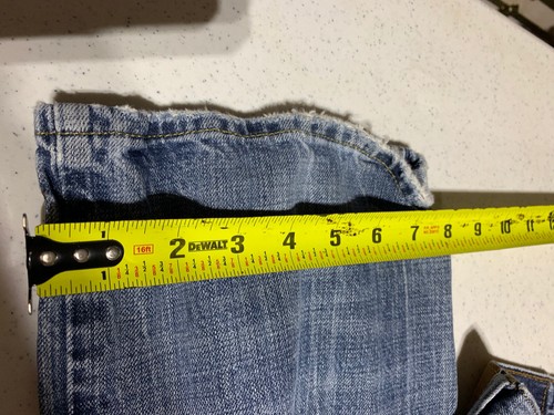 American Eagle, Men's, Boot Cut, Jeans 30x30, Distressed, Worn, With Holes, Mark - Picture 7 of 8