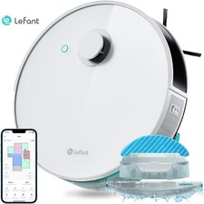 Lefant Saugroboter mit Wischfunktion 6,000Pa Staubsauger Robot LiDAR Navigation