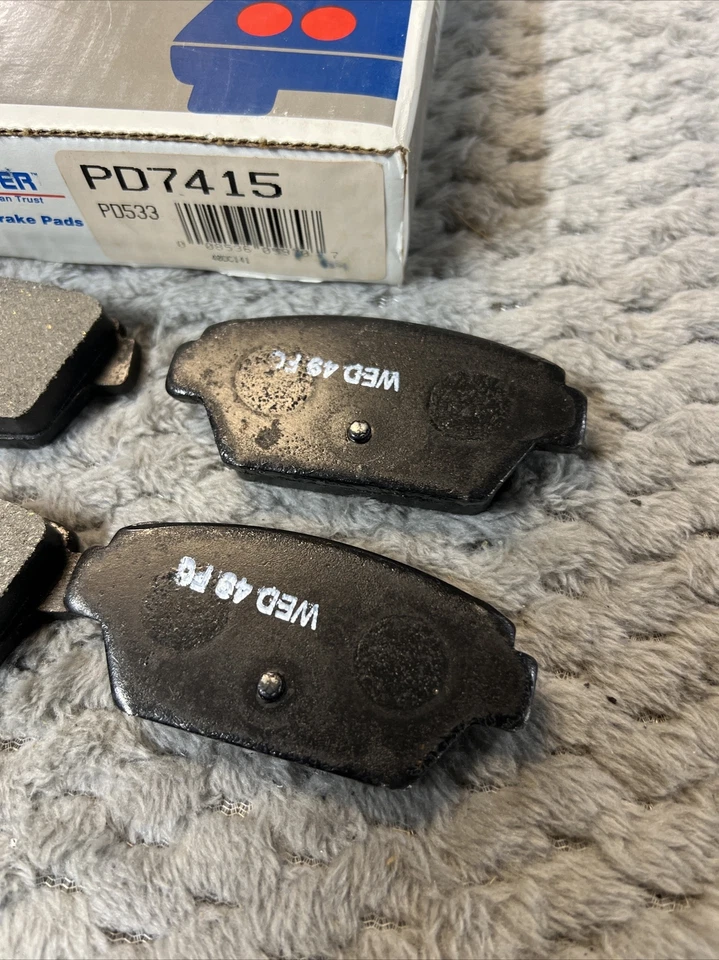Wagner PD533 刹车片 适用于道奇 Eagle 三菱普利茅斯 Colt Talon Eclipse — 第 2/3 张图片