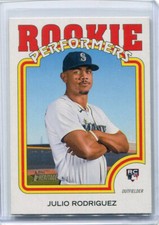 2022 Topps Heritage High Numbers Rookie Performers Julio Rodriguez Rookie
