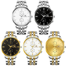 Edle Herren Armbanduhr Herren  -6 Designs- Uhr Watch Quarz Luxus Optik Damen NEU