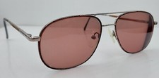 Vintage Looking Glass 8041 Gray Silver Pilot Metal Sunglasses Korea FRAMES ONLY