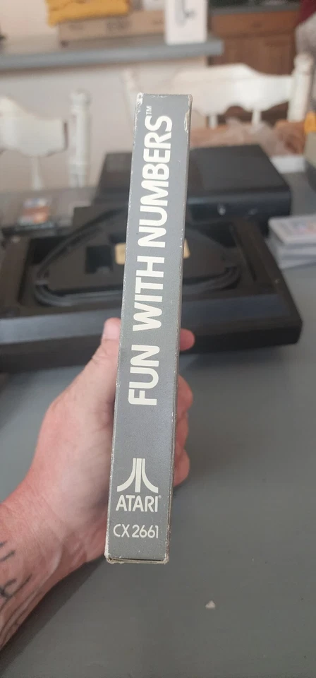 Atari 2600 FUN WITH NUMBERS RARE VINTAGE VIDEO GAME (1986) Sealed Gray Box CIB - Image 4 of 4