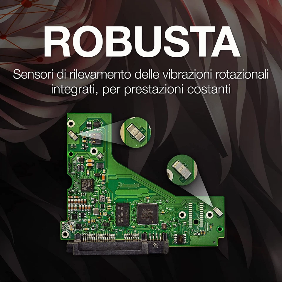 Seagate IronWolf 4TB Hard Disk Interno 3.5" NAS RAID SATA 5400 RPM ST4000VN006 - Immagine 3 di 4