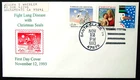 US, 1993 Santa Claus Indiana FDC & Tied On, Cachet & ALA Seals, Return Addressed