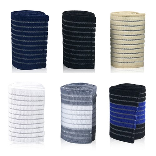 Elastisches Druckband Streifen Trainingsbandage Sport Knieunterstützung Laufwraps - Bild 5 von 16